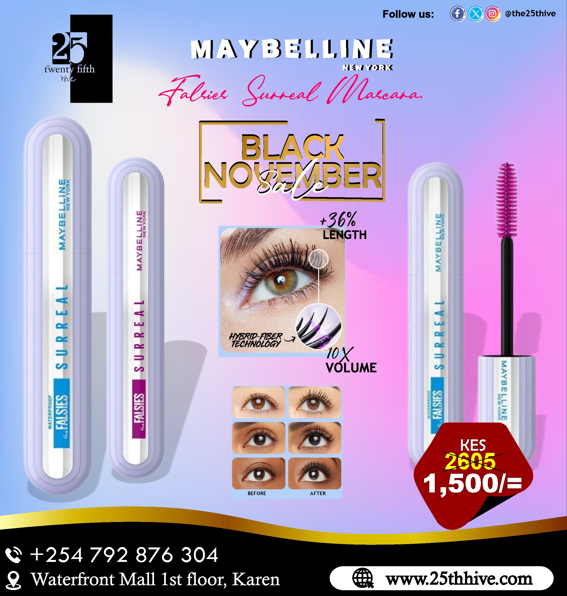 Best Black November Discounts on Falsies Surreal Mascara