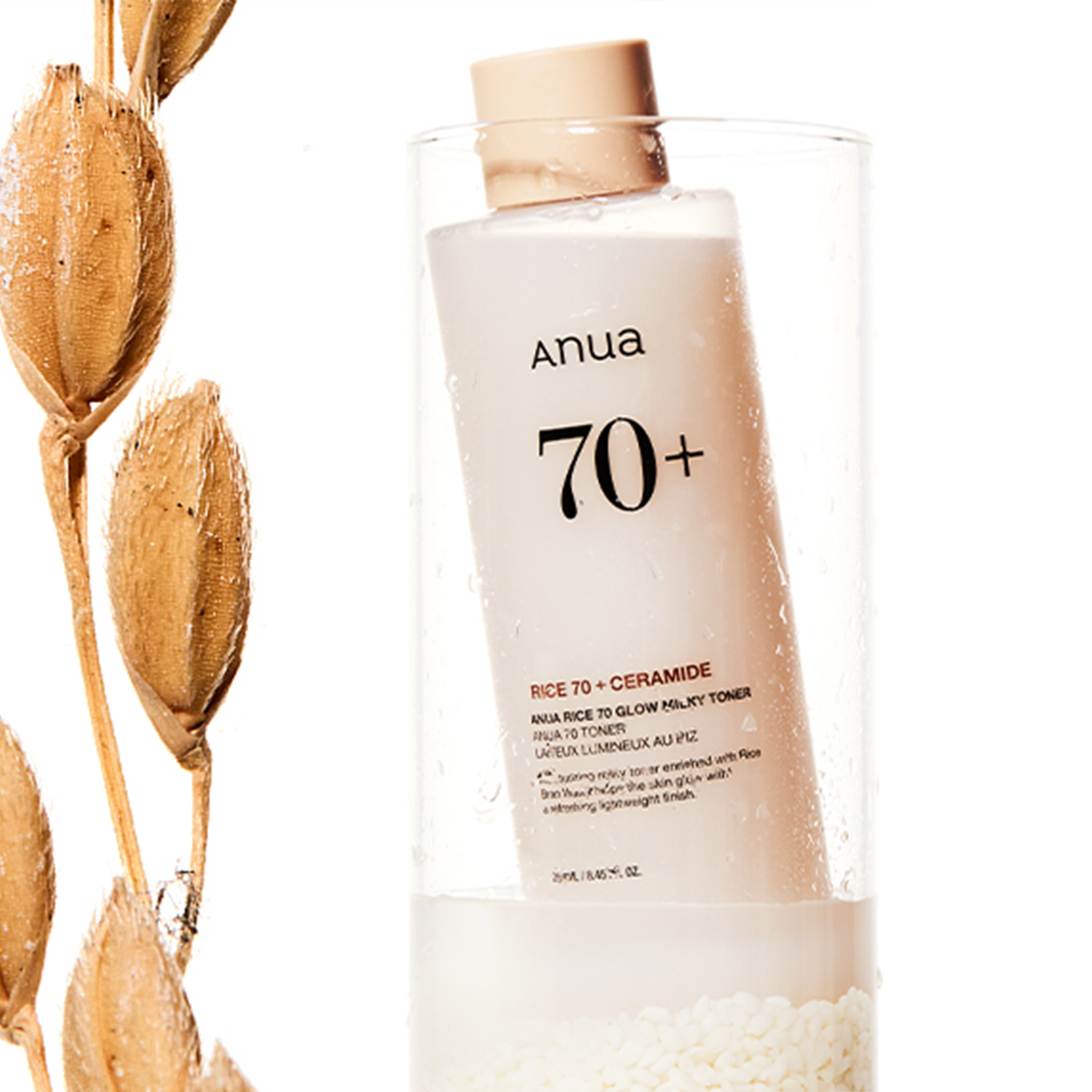 Anua Rice 70+ Glowy Milk Toner 250ml